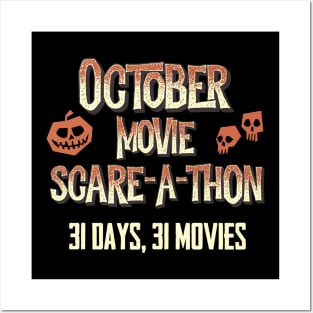 October Movie Scare-A-Thon Posters and Art